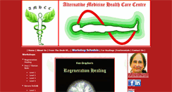 Desktop Screenshot of alternativemedicinehealthcarecentre.com